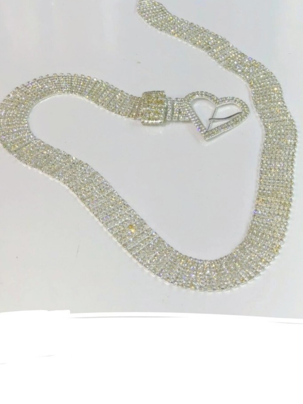 Heart Shaped Rhinestones Belt